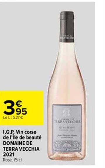 i.g.p. vin corse de l'île de beauté domaine de terra vecchia 2021