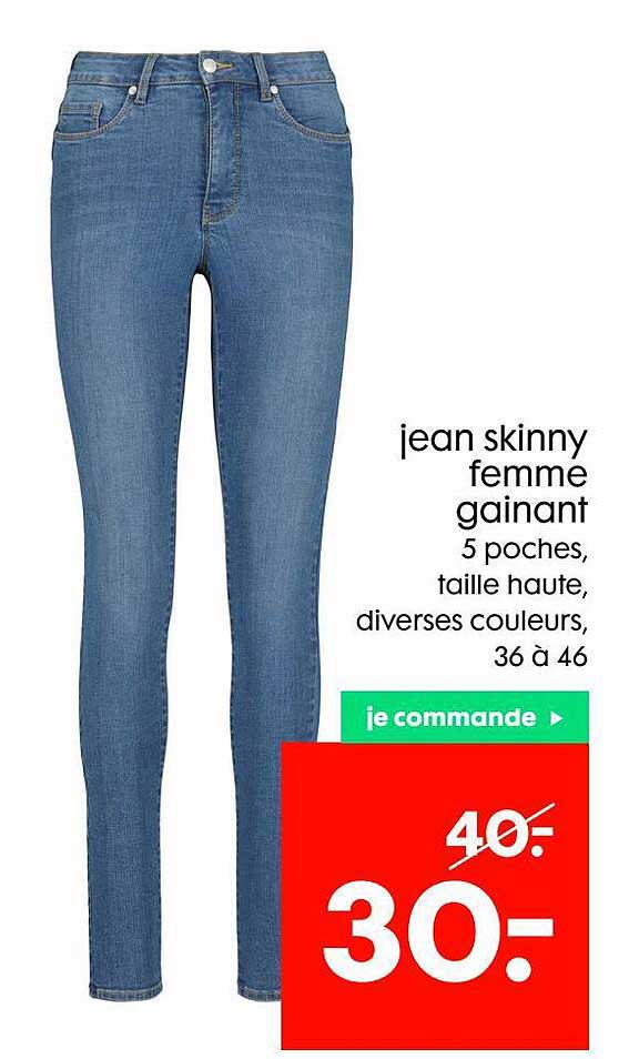Jean Skinny Femme Gainant