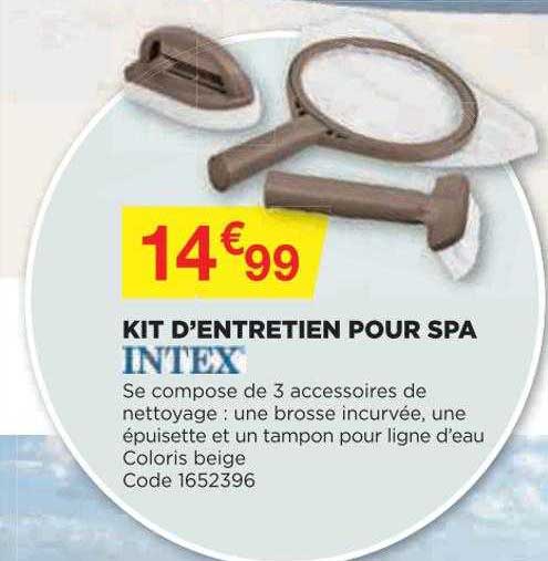 kit d'entretien pour spa intex