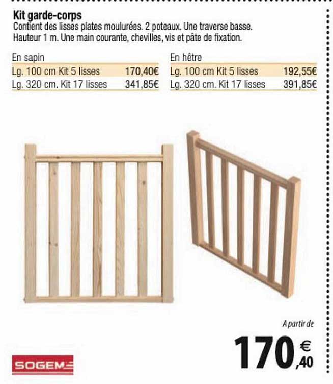 kit garde-corps sogem