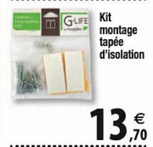 kit montage tapée d'isolation