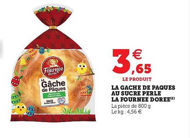 la gâche de pâques au sucre perlé la fournée dorée