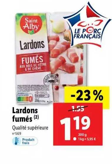 lardons fumés saint alby