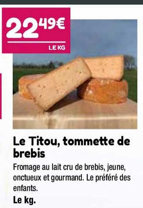 le titou, tommette de brebis