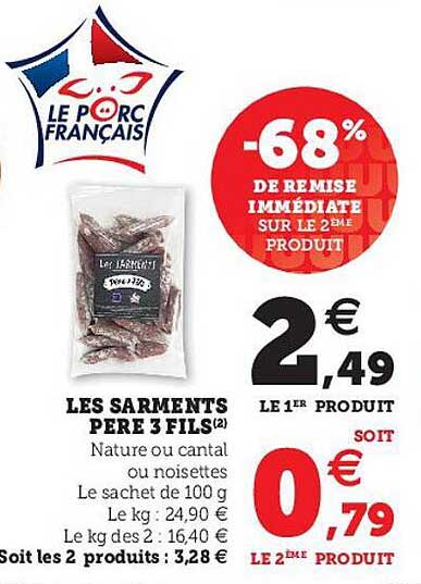 les sarments père 3 fils