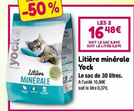 Litière Minérale Yock