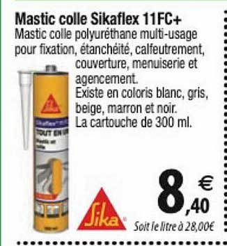 mastic colle sikaflex 11fc+ sika