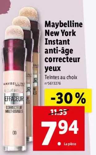 maybelline new york instant anti-âge correcteur yeux