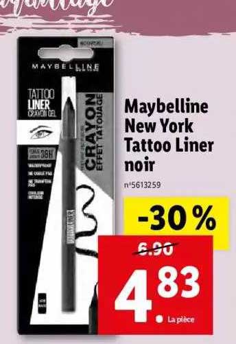 maybelline new york tattoo liner noir