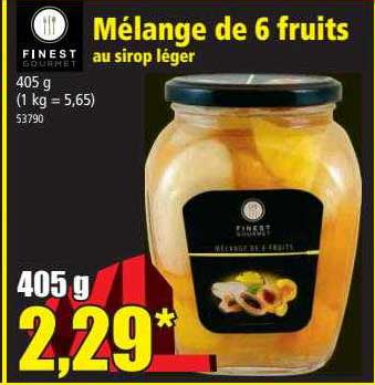 Mélange De 6 Fruits Finest
