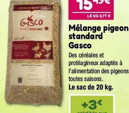 mélange pigeon standard gasco
