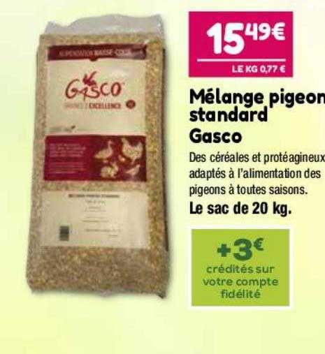 mélange pigeon standard gasco