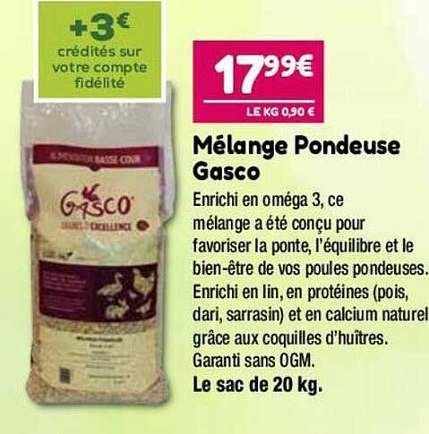 mélange pondeuse gasco