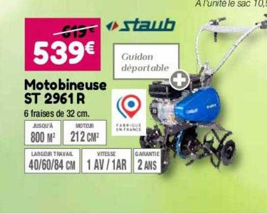 Motobineuse Staub