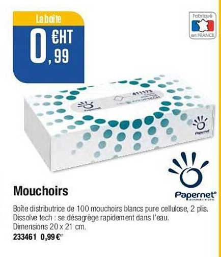 mouchoirs papernet