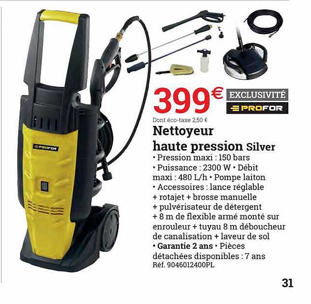 nettoyeur haute pression silver profor