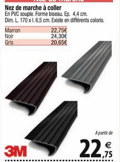 nez de marche à coller