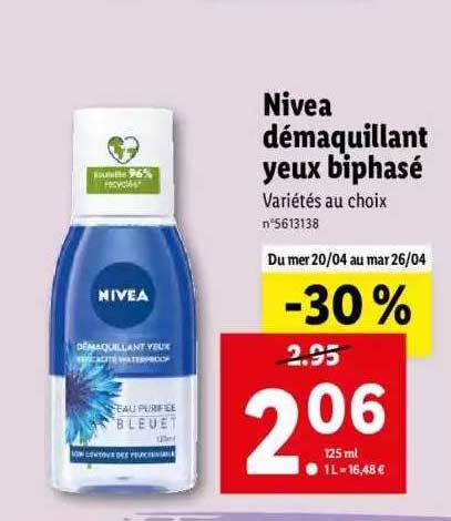 Nivea Démaquillant Yeux Biphasé