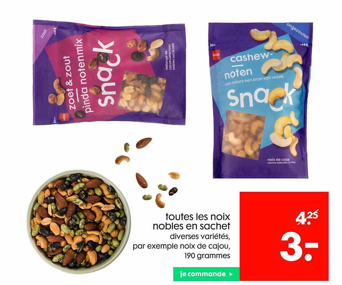 noix noble en sachet