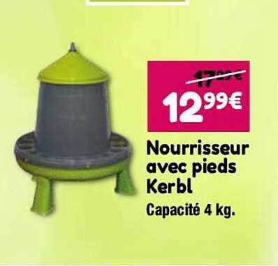 nourrisseur avec pieds kerbl