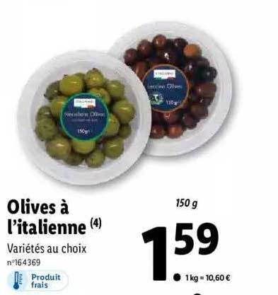 olives à l'italienne italiamo