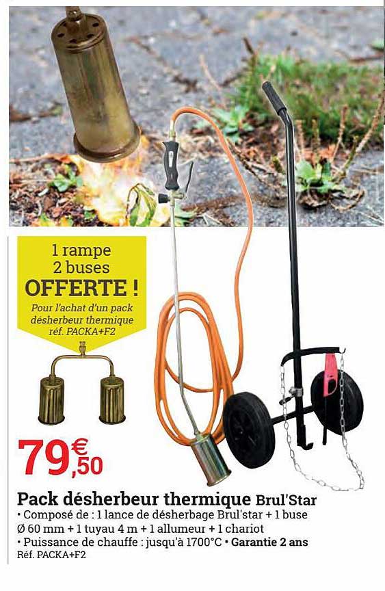 pack désherbeur thermique brul-star