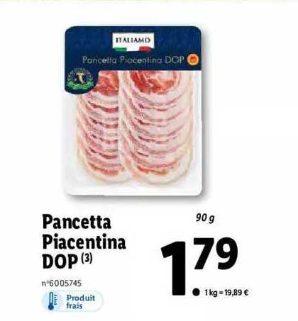 pancetta piacentina dop italiamo