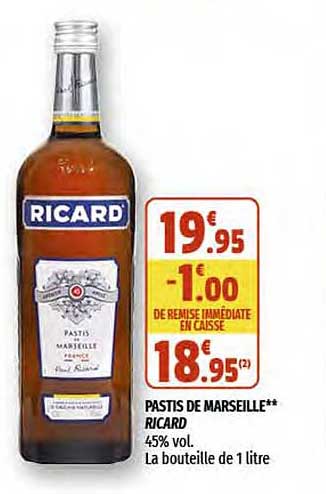 Pastis De Marseille Ricard