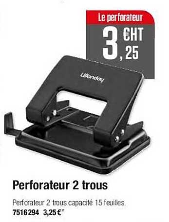 perforateur 2 trous
