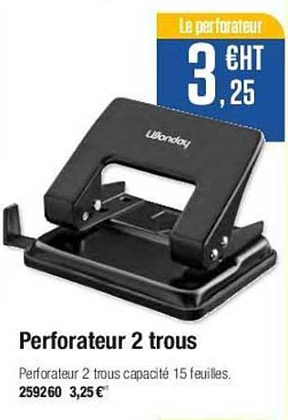 perforateur 2 trous