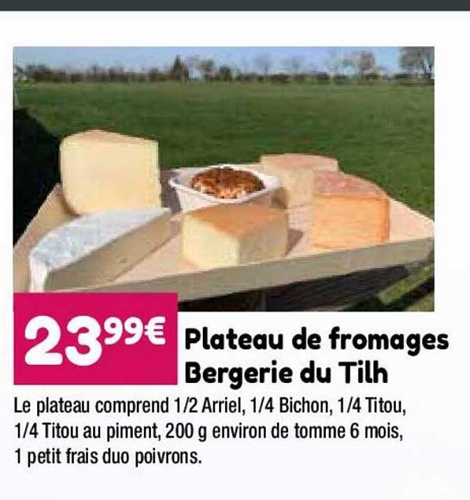 plateau de fromages bergerie du tilh