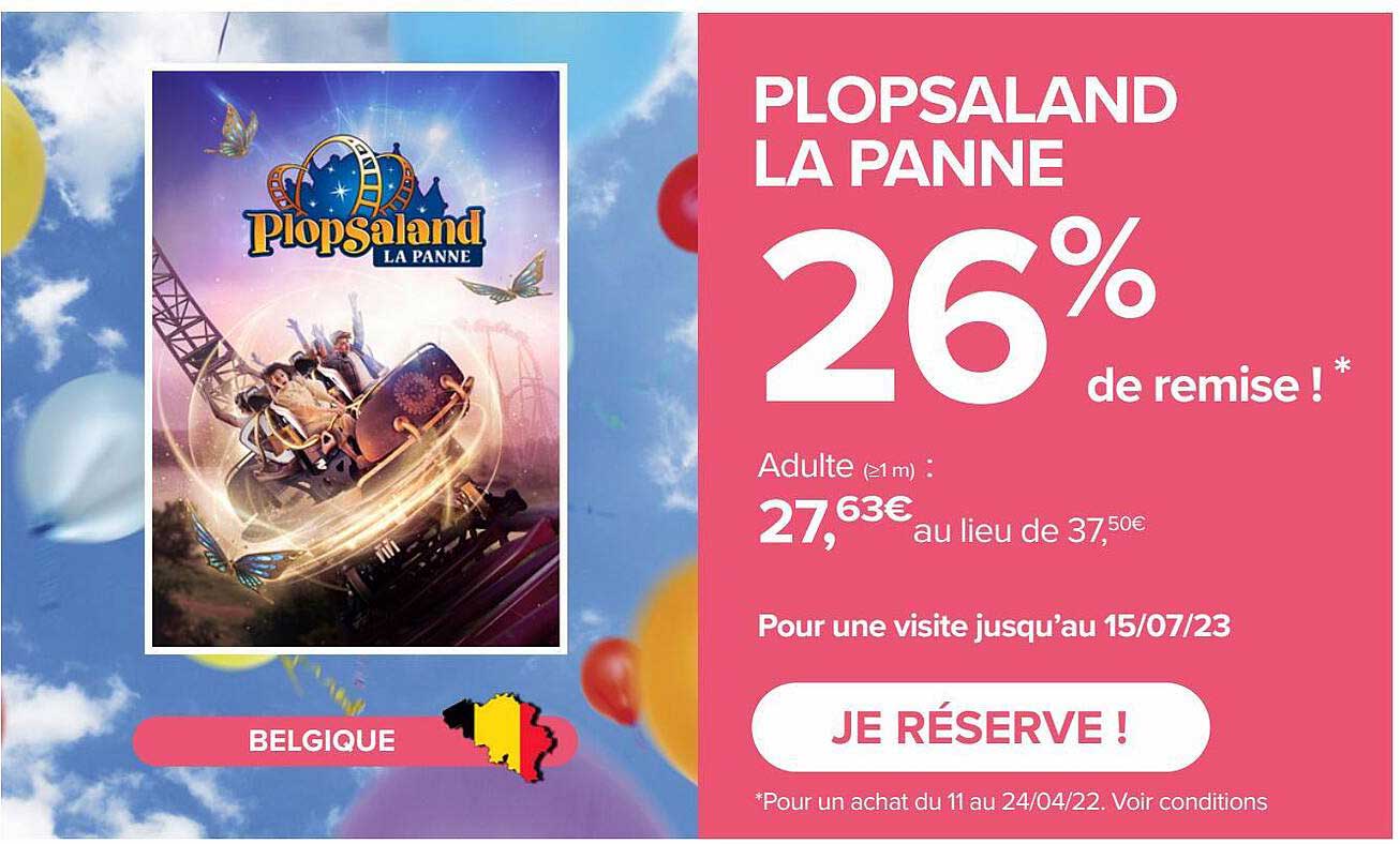 plopsaland la panne
