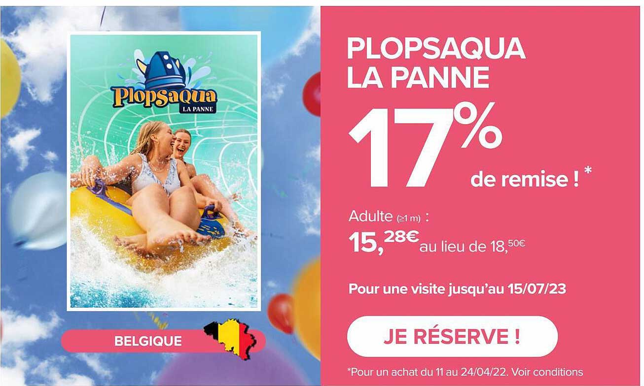 plopsaqua la panne