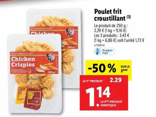 poulet frit croustillant