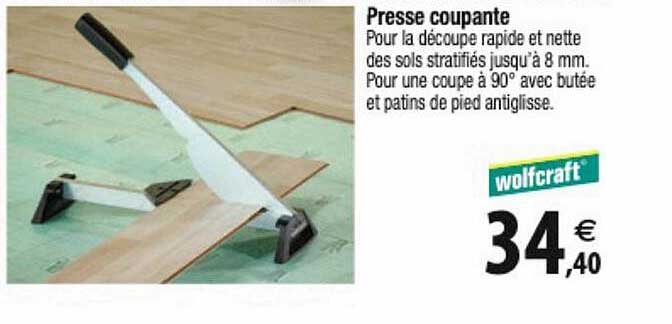 presse coupante wolfcraft