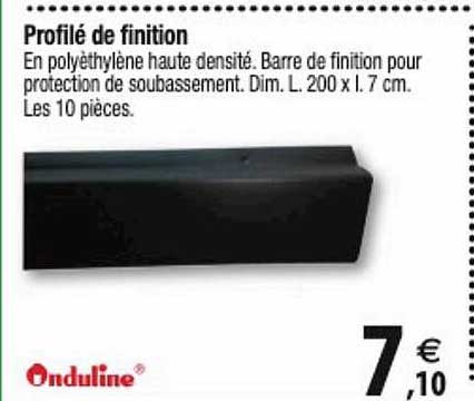 profilé de finition onduline