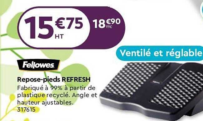 Repose-pieds Refresh Fellowes