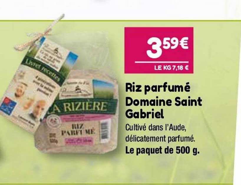 riz parfumé domaine saint gabriel
