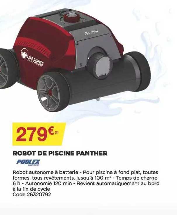 robot de piscine panther poolex
