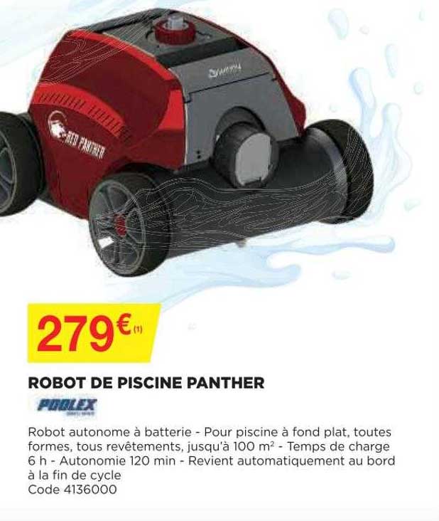 robot de piscine panther poolex