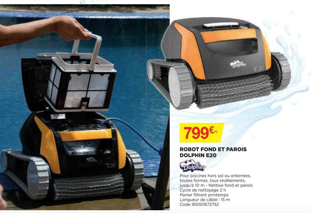 robot fond et parois dolphin e20