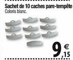 sachet de 10 caches pare-tempête