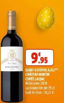 saint-estèphe a.o.c. château martin cuvée laujac