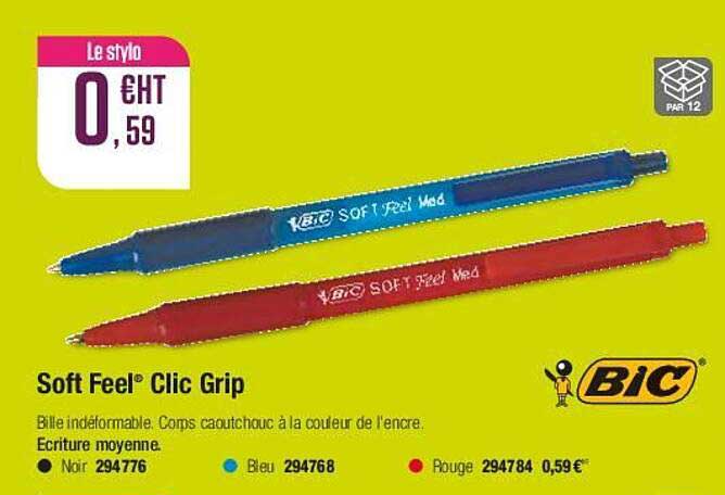 soft feel clic grip bic