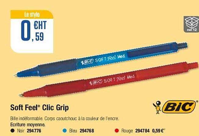 Soft Feel Clic Grip Bic