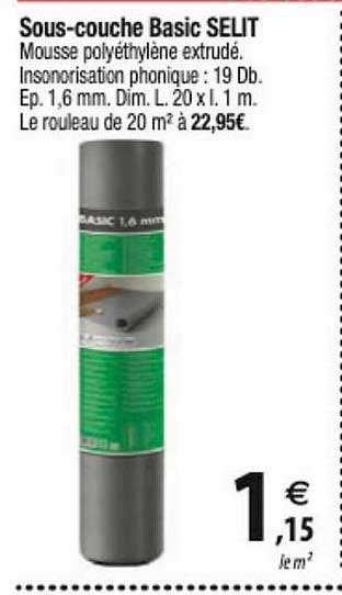 Sous-couche Basic Selit