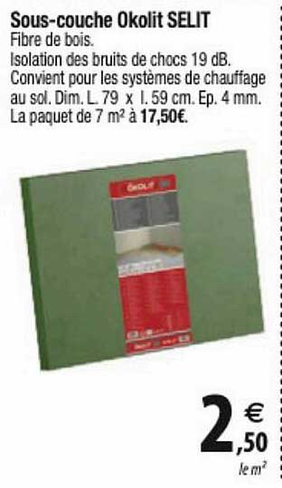 sous-couche okolit selit