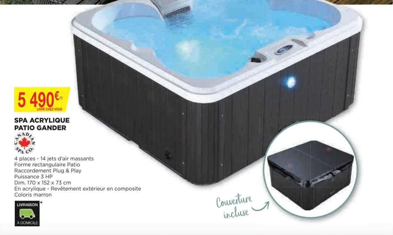 Spa Acrylique Patio Gander