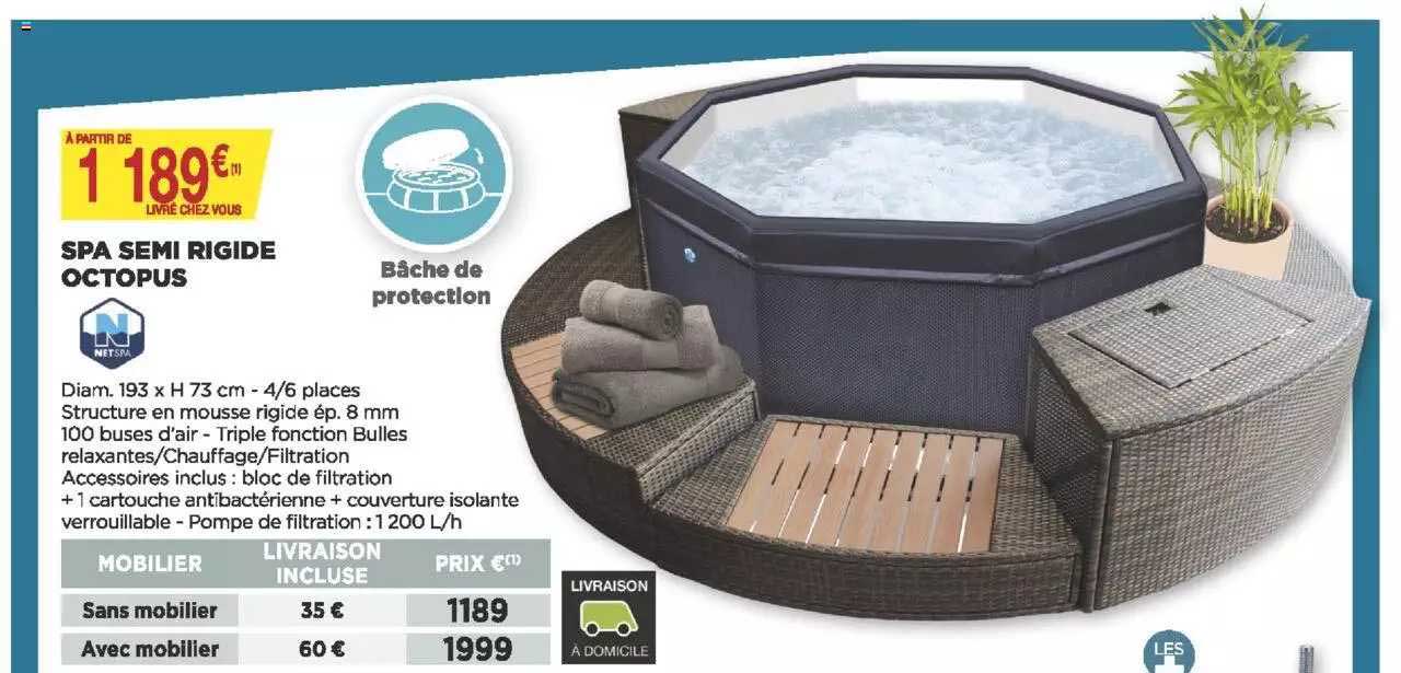 spa semi rigide octopus