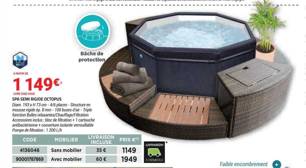 spa semi rigide octopus